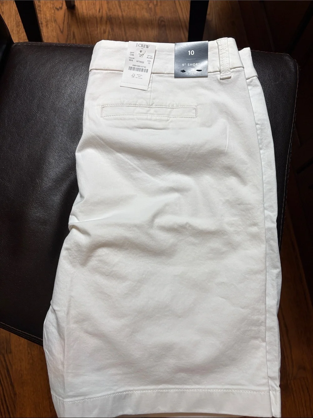 J. Crew White Chino Shorts - 9